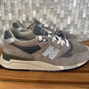 New Balance 998 Made in USA Size 11 Gray Silver